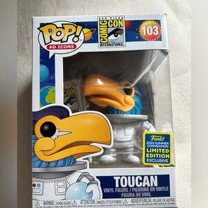 FUNKO Pop Tucan LIMITED EDITION 2020 summer convention  the year we could go.